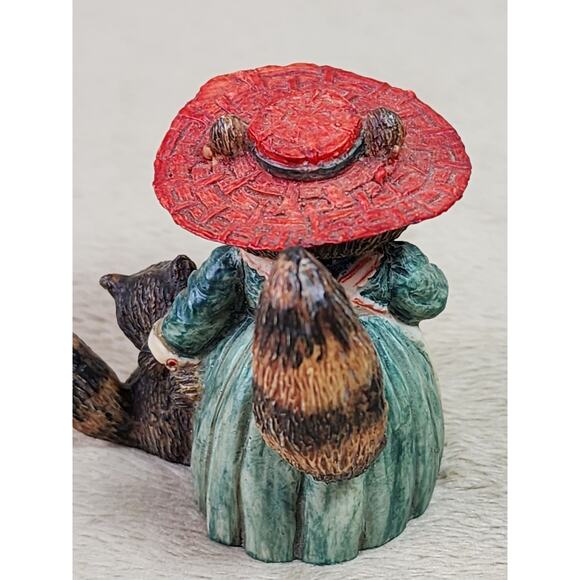 Holly And Chester Racoon Figurine 1986 H4051 Tall 2" Home Decor Taiwan Vintage - Picture 7 of 14